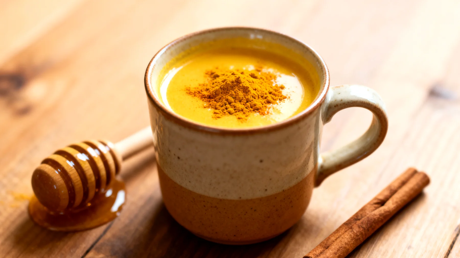 Altın Süt (Golden Milk) - Zerdeçal, Hindistan Cevizi Sütü ve Bal ile"