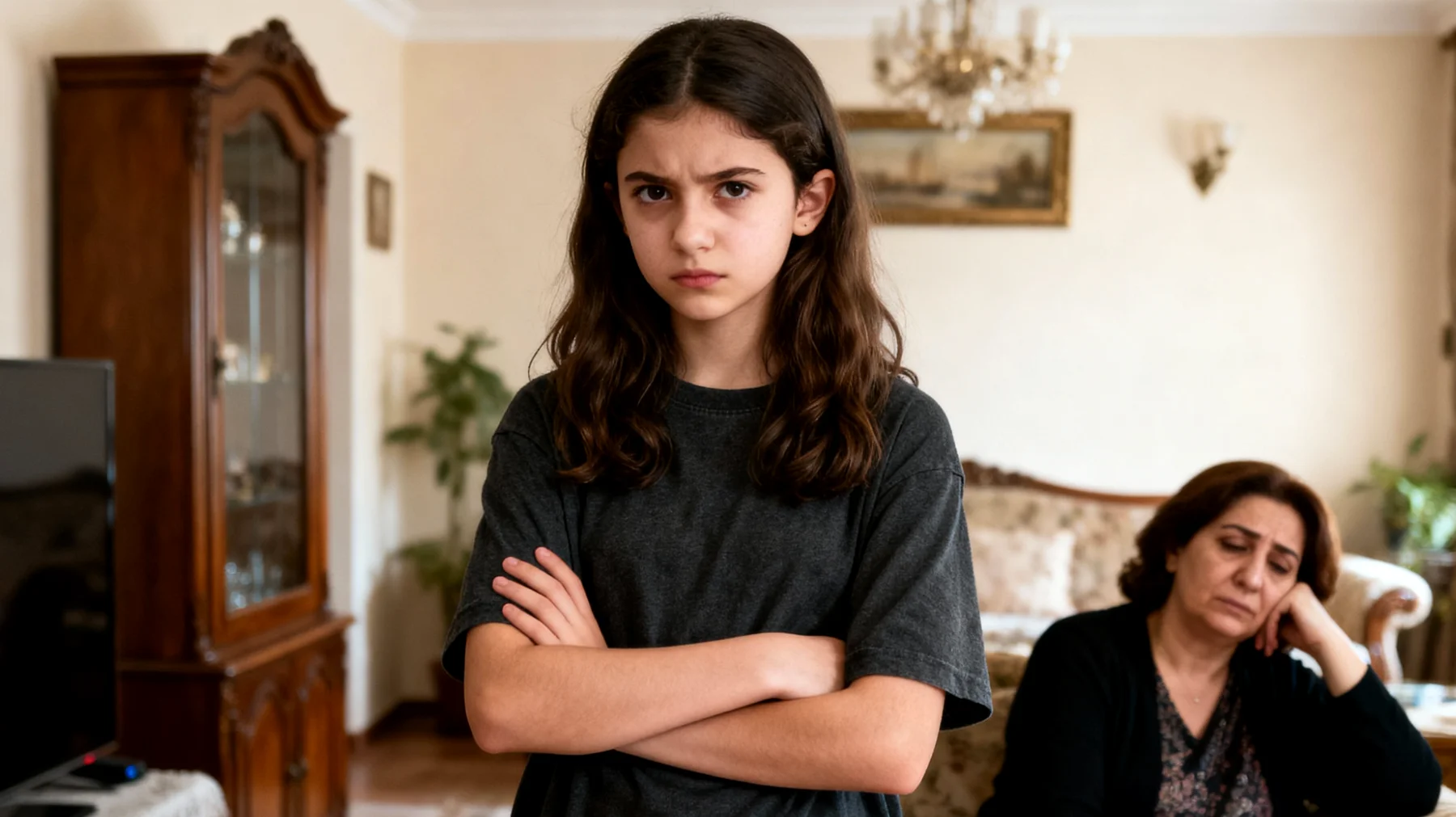 Anne, ergen kızının tüm isteklerini kabul ediyor ve sınır koyamıyor, bu da kızın saygısız davranışlar göstermesine ve sorumluluk almamasına yol açıyor"