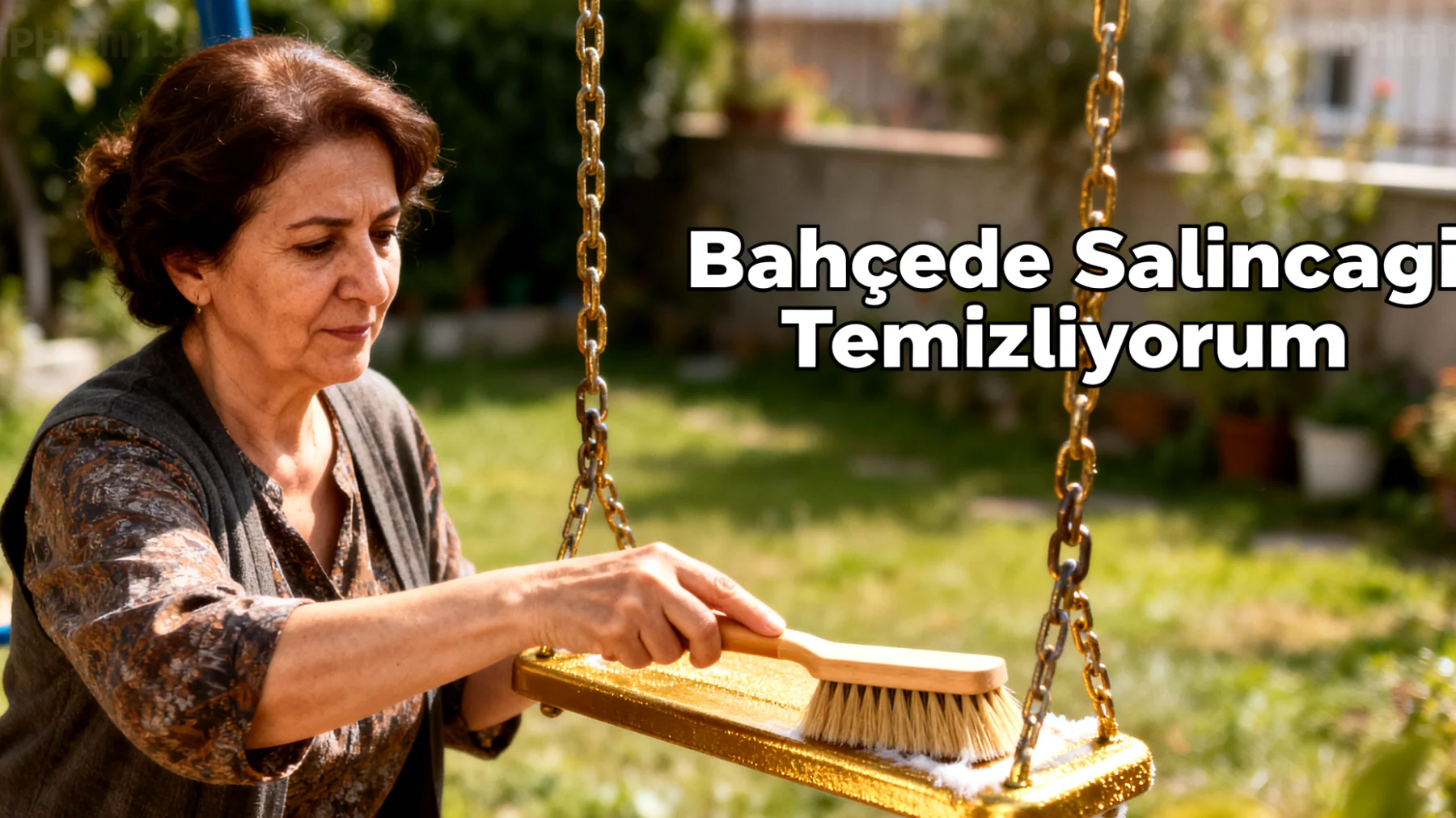 Bahçe salıncağı"