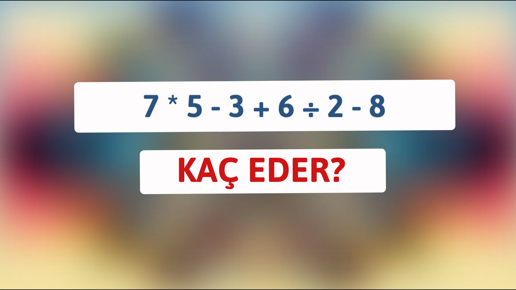 Dahi misin? Bu karmaşık matematik bilmecesini çözmeye var mısın?"