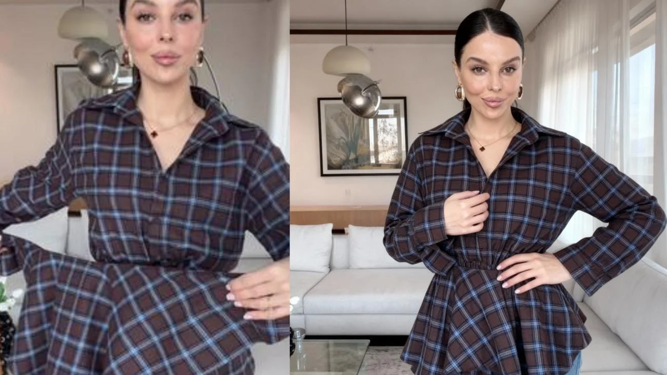 Şallı ekose gömlek 3 renkte satışta 👌🏻 #keşfet #kesfet #fyp #fypシ゚"