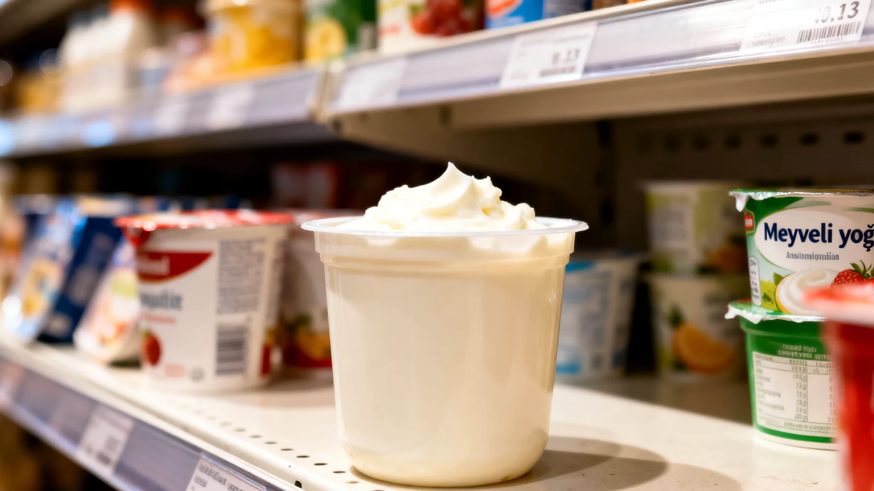 Meyveli yoğurt"