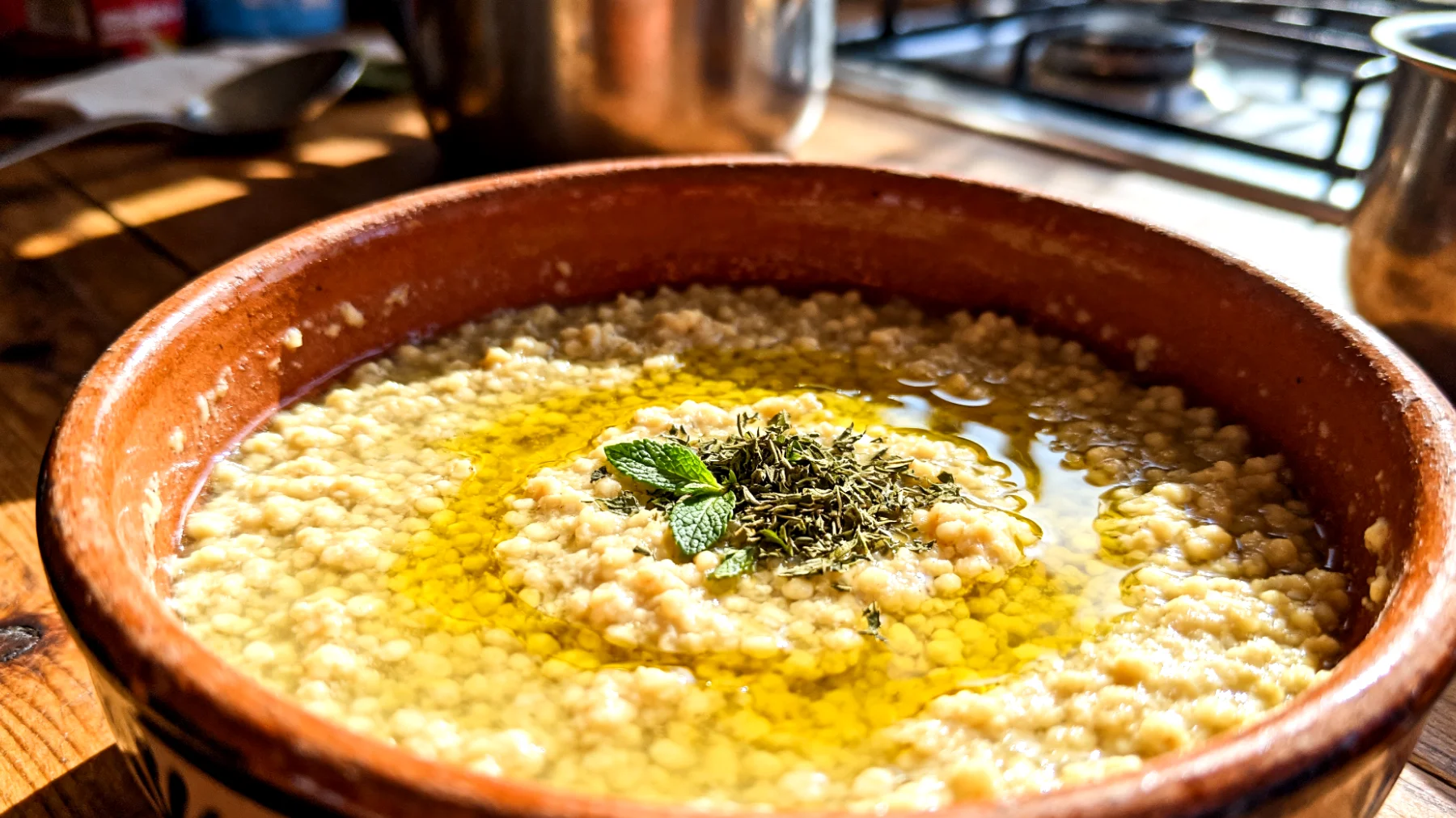 Tarhana çorbası (probiyotikli, evde hazırlanmış veya fermente)"