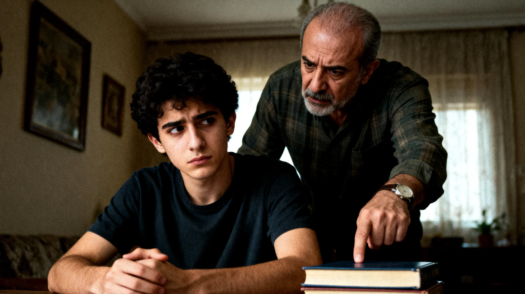 Genç yetişkin evlat derslerine karşı motivasyonsuz, babasıyla bu konuda sürekli çatışma yaşıyor ve akademik sorumluluklarını yerine getirmekte zorlanıyor"